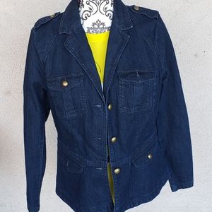 Papagallo denim jacket blazer small used